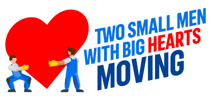 Two Small Men With Big Hearts Logo